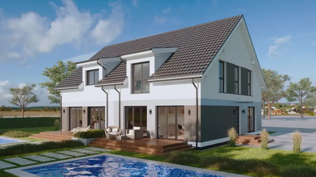 Doppelhaushälfte Family Lukarna