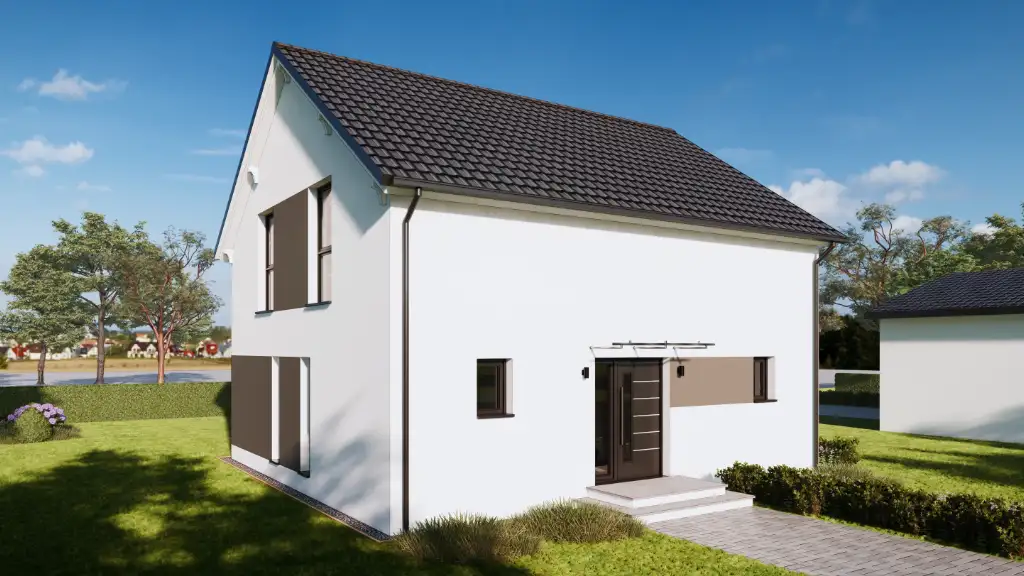 Satteldachhaus Escala 130 - Eineinhalbgeschossiges Haus