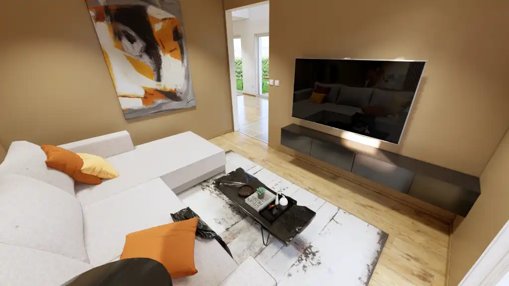 Satteldachhaus Escala 130 - Eineinhalbgeschossiges Haus