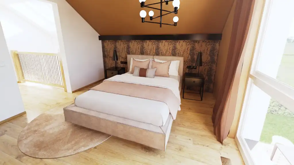 Satteldachhaus Escala 130 - Eineinhalbgeschossiges Haus