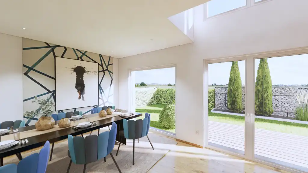 Satteldachhaus Escala 130 - Eineinhalbgeschossiges Haus