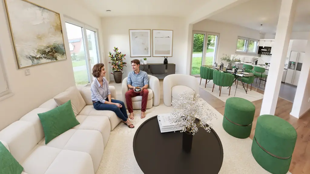 Reihenhaus Wohnzimmer