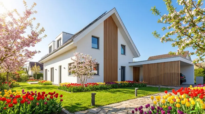 Satteldach Fertighaus